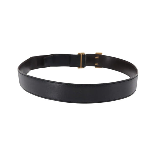 Hermes Constance Reversible Belt Leather, Black, Leather, Belt