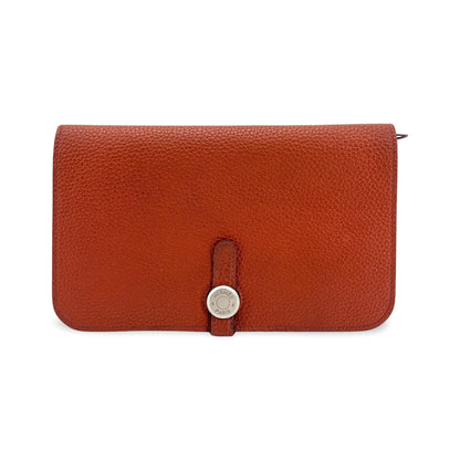 Hermes Dogon Duo Combined Leather, Brown, Leather, Wallet