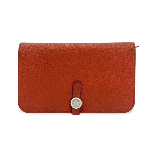 Hermes Dogon Duo Combined Leather, Brown, Leather, Wallet