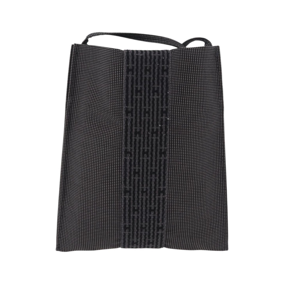 Hermes Herline Canvas, Gray, Canvas, Backpack