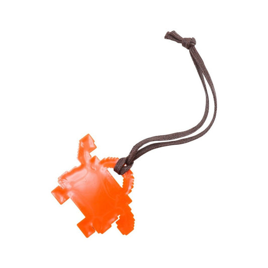 Hermes Kelly Dole Bag Charm Rubber, Orange, Rubber, Charm