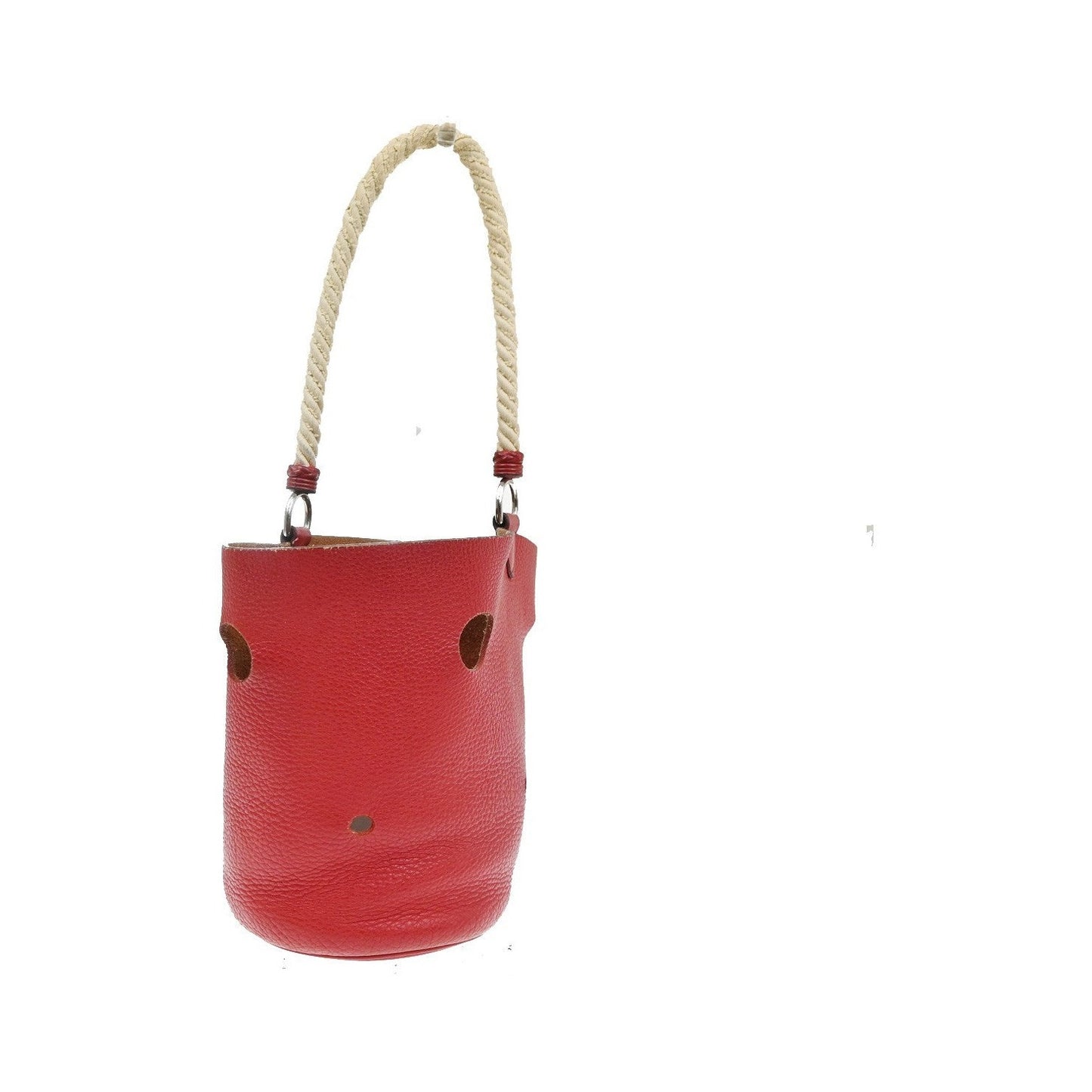 Hermes Mangeoire Taurillon Clemence Leather, Red, Leather, Shoulder Bag