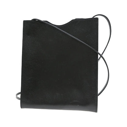 Hermes Onimaitou Leather, Black, Leather, Shoulder Bag