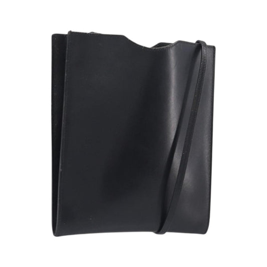 Hermes Onimaitou Leather, Black, Leather, Shoulder Bag