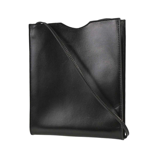 Hermes Onimaitou Pochette Box Calf, Black, Leather, Clutch