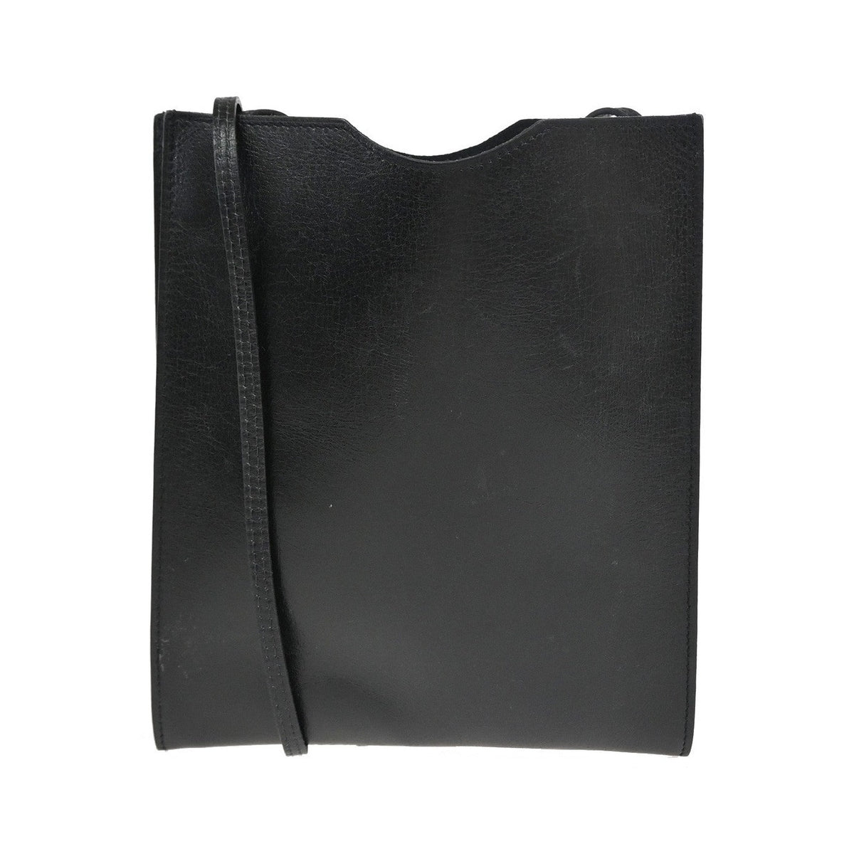 Hermes Onimaitou Pochette Box Calf, Black, Leather, Clutch
