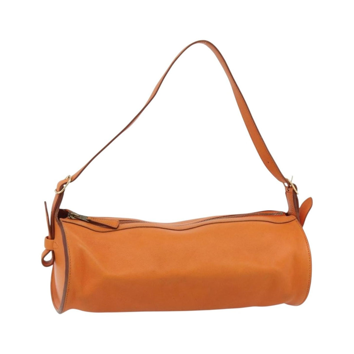 Hermes Sac Doremi Leather, Orange, Leather, Shoulder Bag