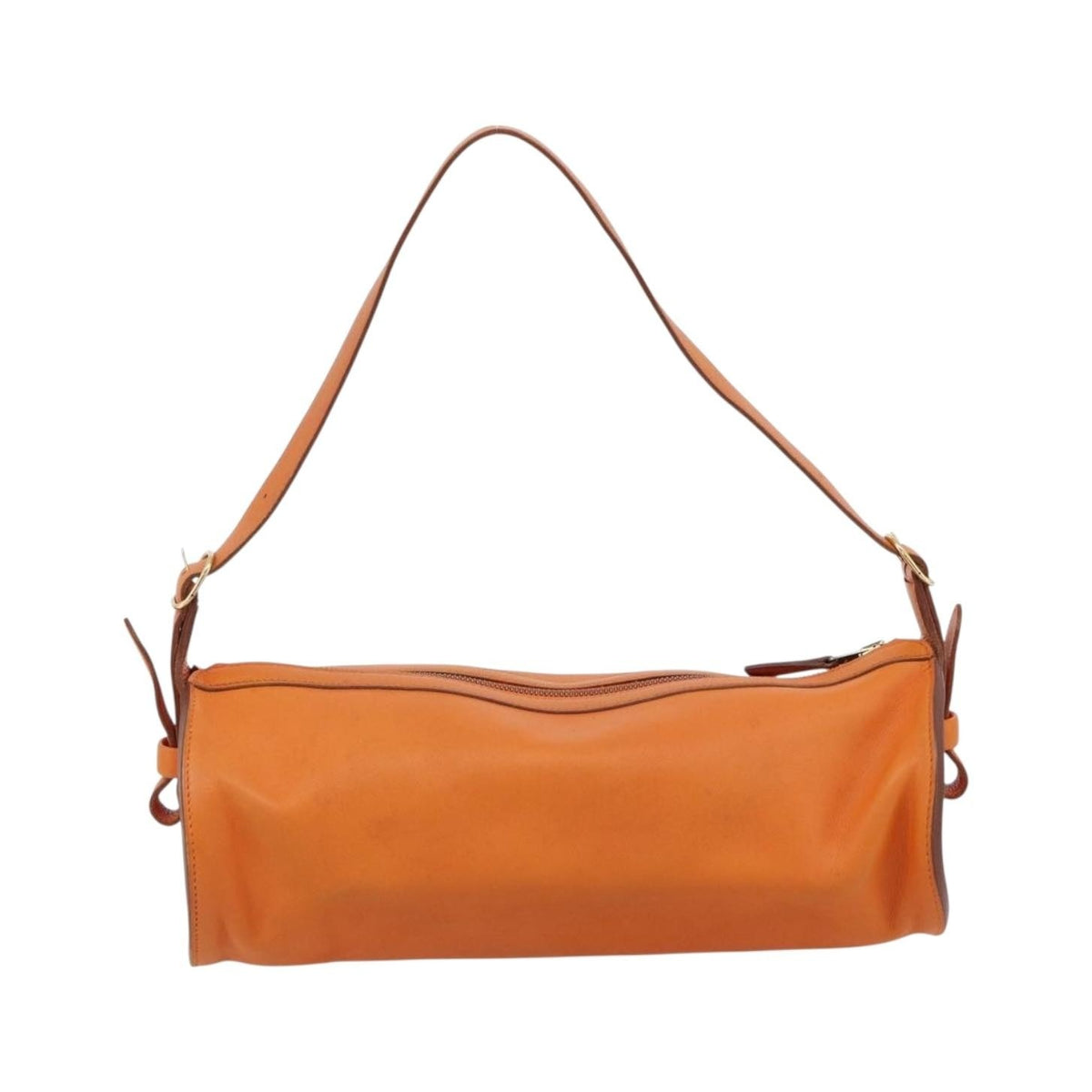 Hermes Sac Doremi Leather, Orange, Leather, Shoulder Bag