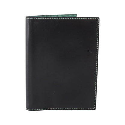 Hermes Simple Agenda Cover Leather, Black, Leather, Briefcase