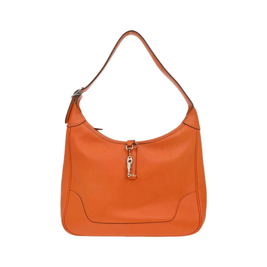 Hermes Trim Epsom, Orange, Leather, Shoulder Bag