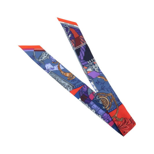 Hermes TWILLY SCARF Silk, Multicolour, Silk, Scarf