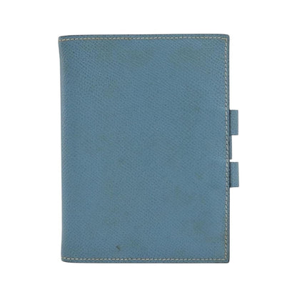 Hermes Vision Agenda Cover Leather, Blue, Leather, Briefcase