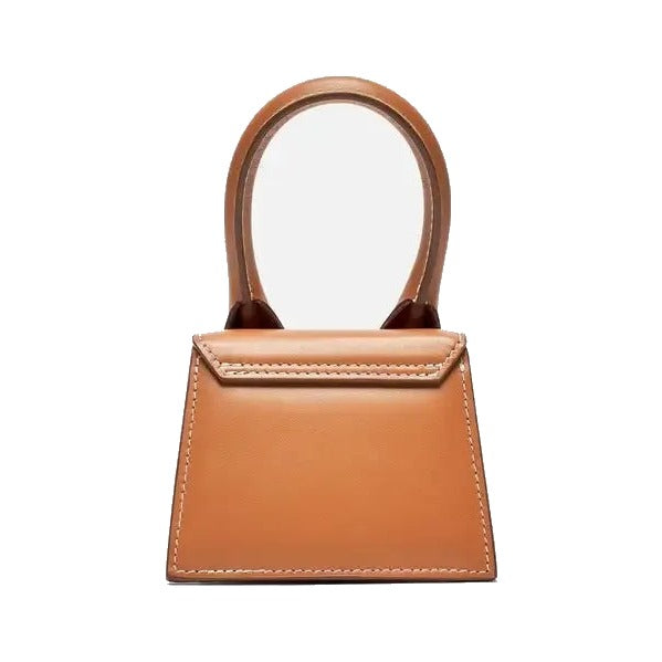 Jacquemus Le Chiquito Mini Leather, Brown, Leather, Handbag