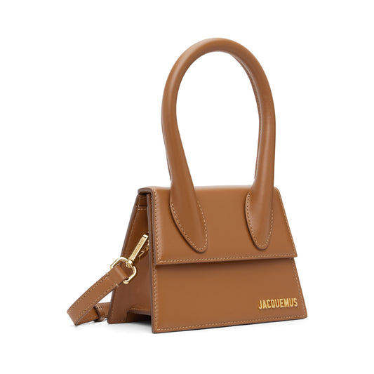 Jacquemus Le Chiquito Mini Leather, Brown, Leather, Handbag