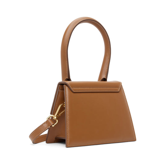 Jacquemus Le Chiquito Mini Leather, Brown, Leather, Handbag