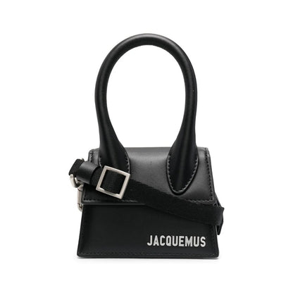 Jacquemus Le Chiquito Mini Leather, Black, Leather, Handbag