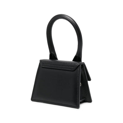 Jacquemus Le Chiquito Mini Leather, Black, Leather, Handbag