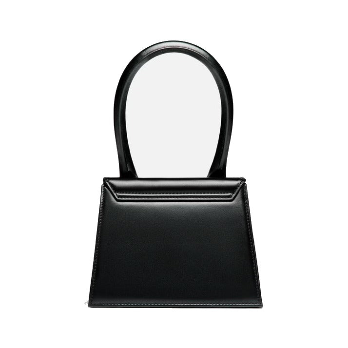Jacquemus Le Chiquito Moyen Leather, Black, Leather, Handbag