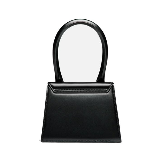 Jacquemus Le Chiquito Moyen Leather, Black, Leather, Handbag