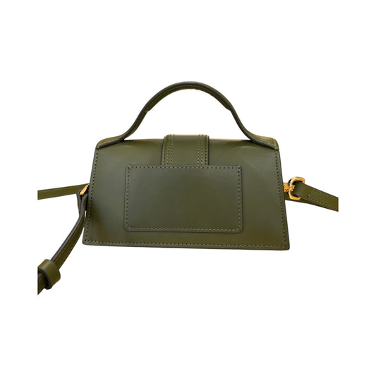 Jacquemus Le Grand Bambino Flap Leather, Green, Leather, Handbag
