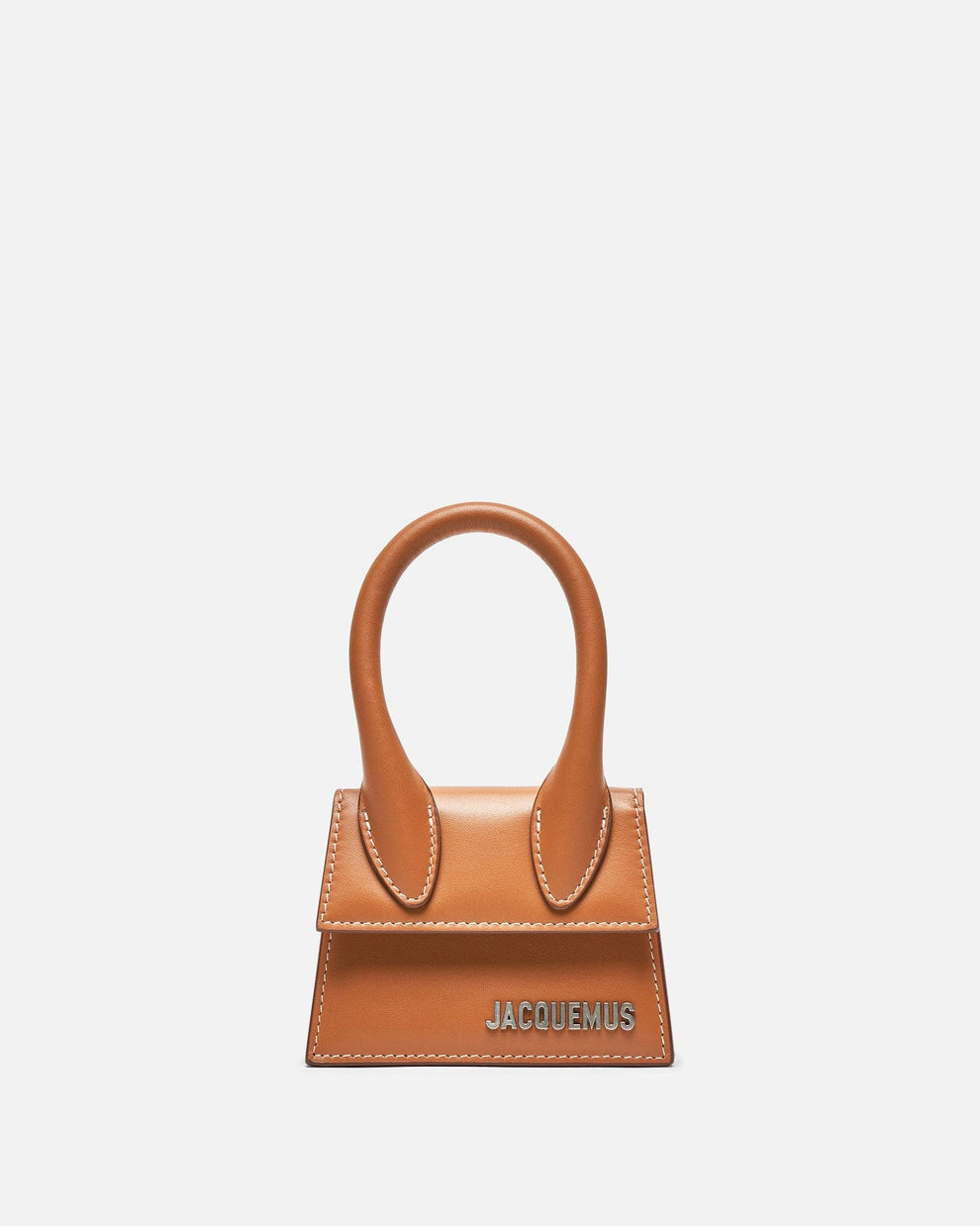 Jacquemus Le Chiquito Bag Leather, BROWN, LEATHER, Handbag