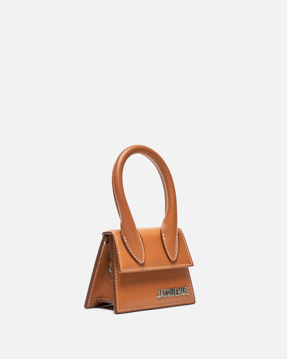 Jacquemus Le Chiquito Bag Leather, BROWN, LEATHER, Handbag