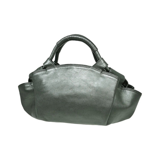 Loewe Aire Hobo Leather, Gray, Leather, Handbag