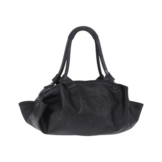 Loewe Aire Leather, Black, Leather, Shoulder Bag