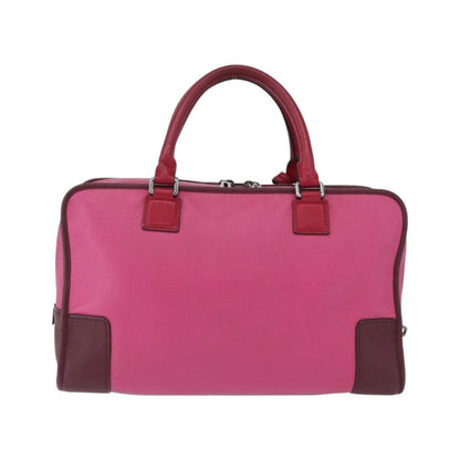 Loewe Amazona Leather, Pink, Leather, Handbag