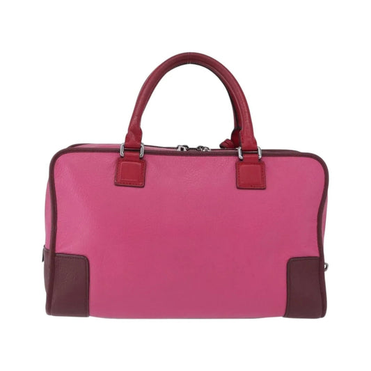 Loewe Amazona Leather, Pink, Leather, Handbag