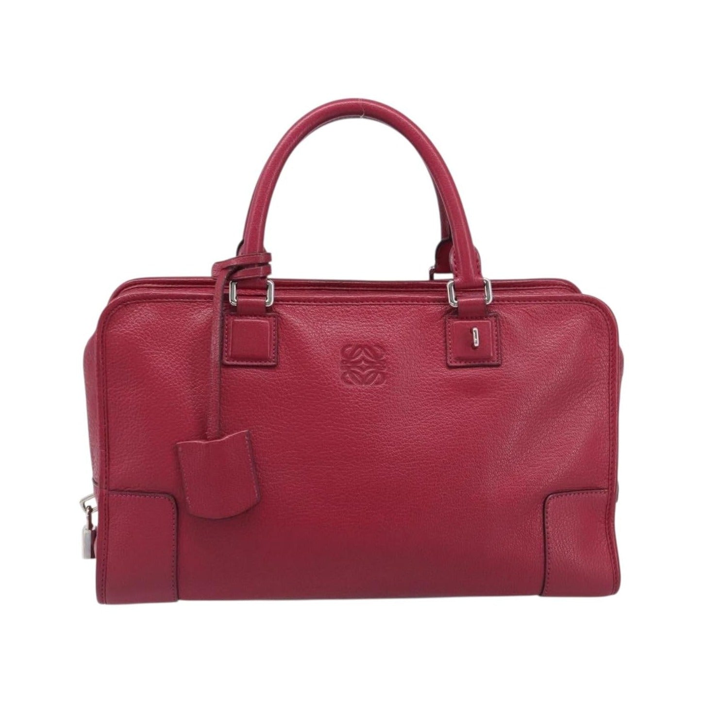 Loewe Amazona Leather, Red, Leather, Handbag