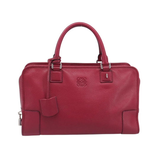 Loewe Amazona Leather, Red, Leather, Handbag