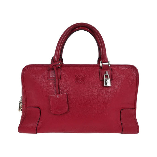Loewe Amazona Leather, Red, Leather, Handbag