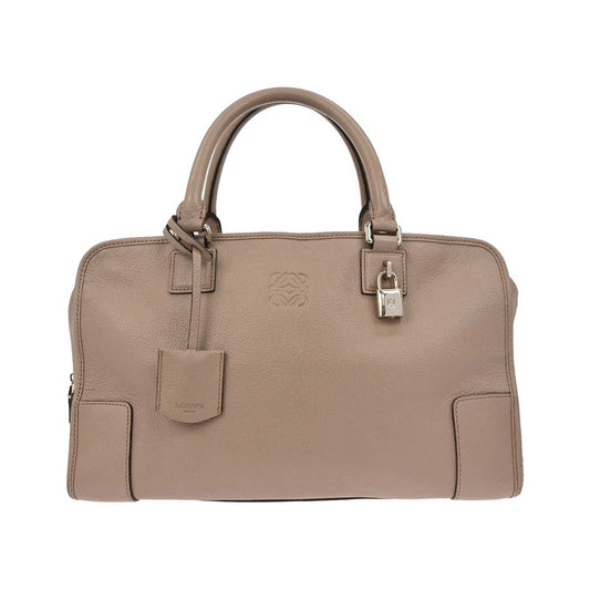 Loewe Amazona Leather, Beige, Leather, Handbag