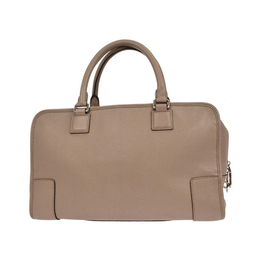 Loewe Amazona Leather, Beige, Leather, Handbag