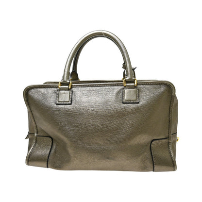 Loewe Amazona Leather, Gold, Leather, Handbag
