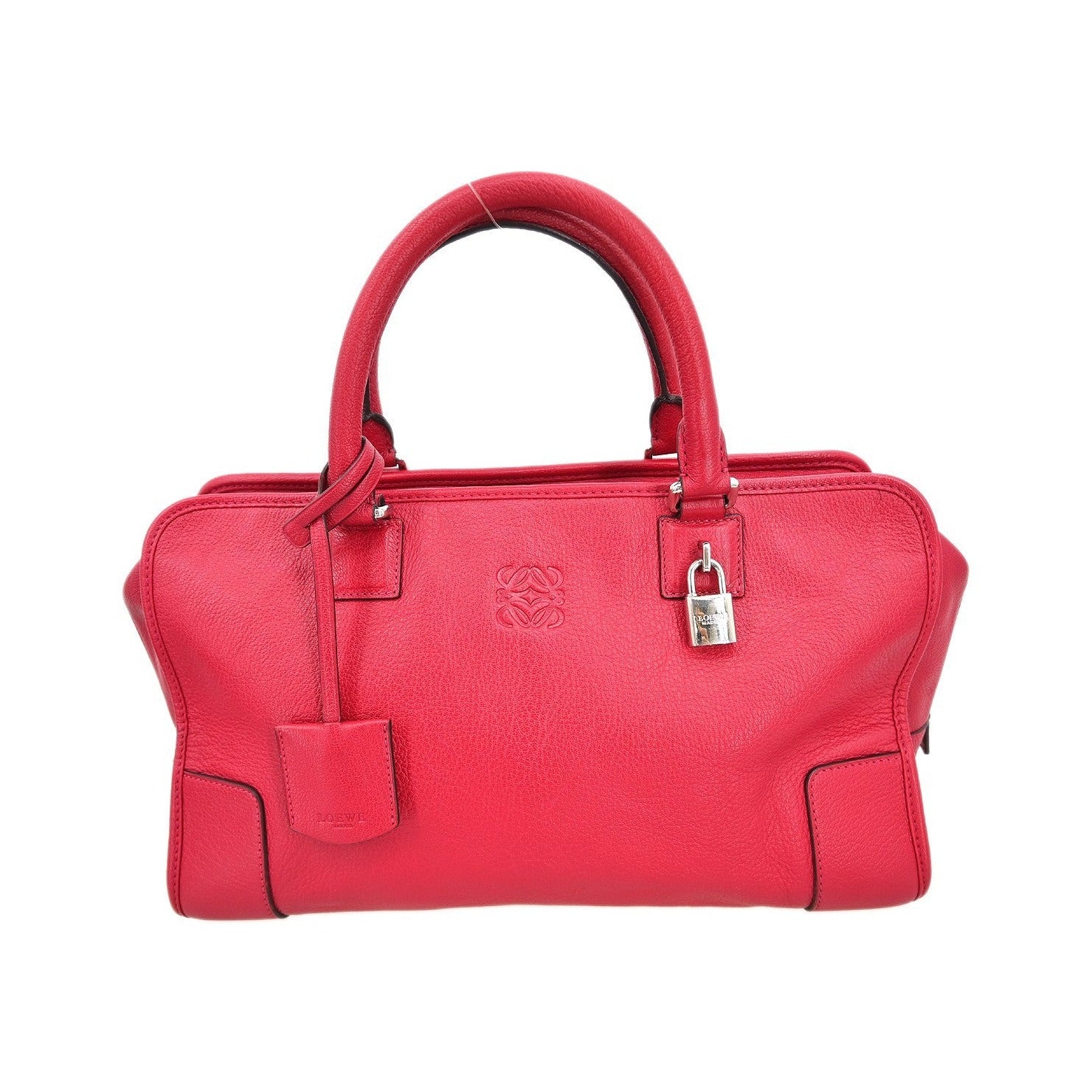 Loewe Amazona Leather, Pink, Leather, Handbag