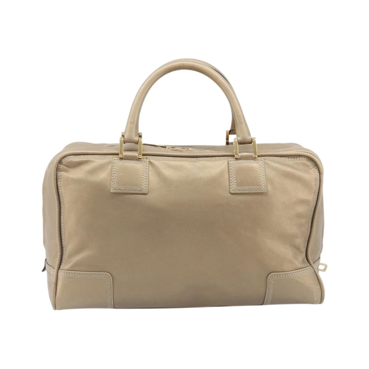 Loewe Amazona Leather, Gold, Leather, Handbag