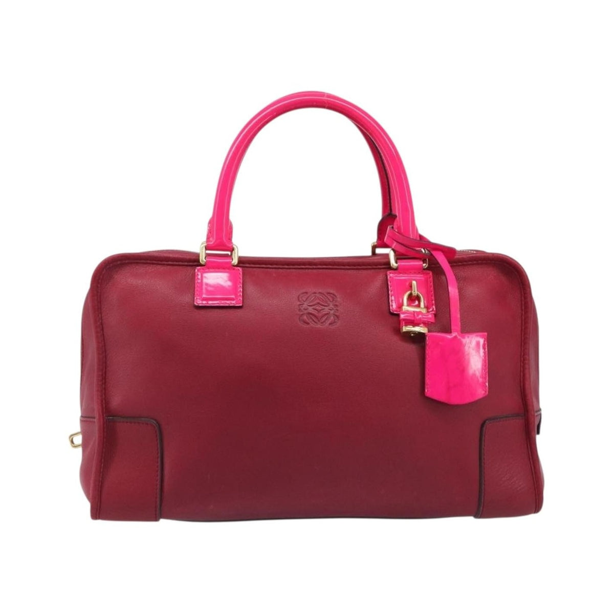 Loewe Amazona Leather, Red, Leather, Handbag