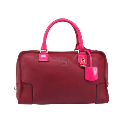 Loewe Amazona Leather, Red, Leather, Handbag