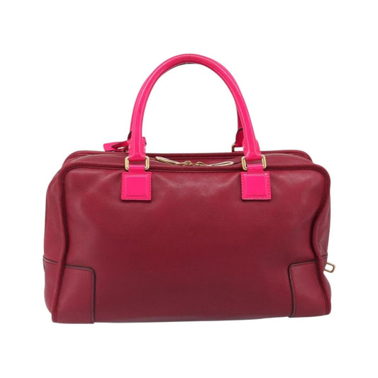 Loewe Amazona Leather, Red, Leather, Handbag