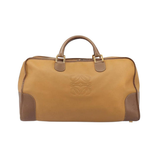 Loewe Amazona Leather, Beige, Leather, Handbag