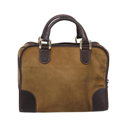 Loewe Amazona Suede, Beige, Suede, Handbag
