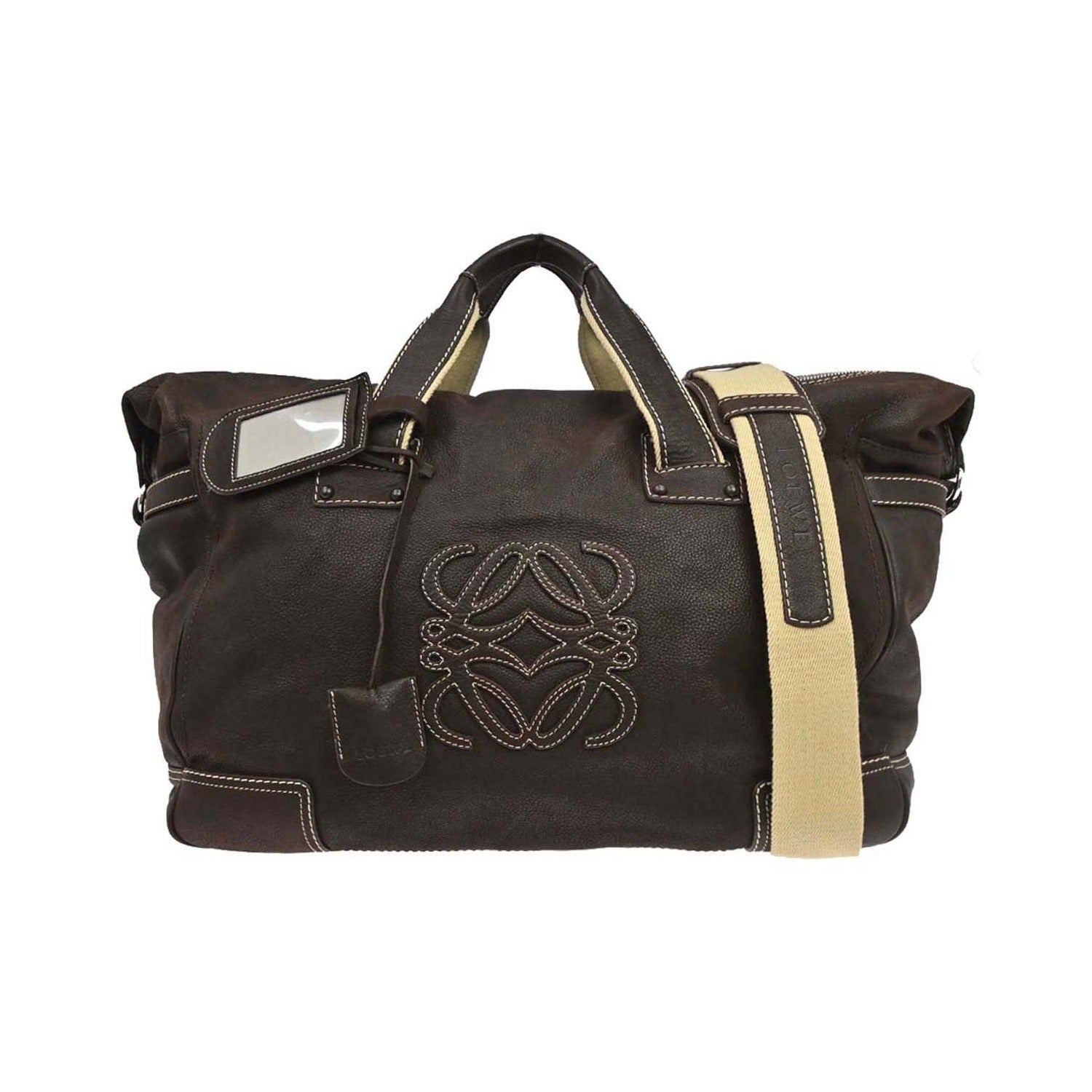 Loewe Anagram Bag leather, Brown, Leather, Handbag