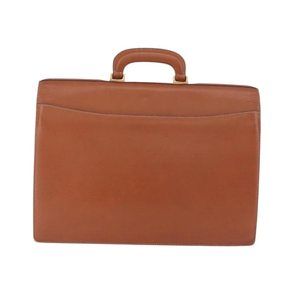 Loewe Anagram Business Leather, Brown, Leather, Briefcase