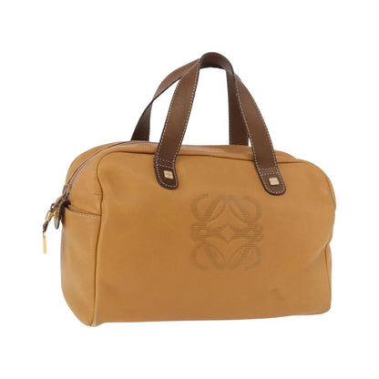Loewe Anagram Leather, Beige, Leather, Handbag