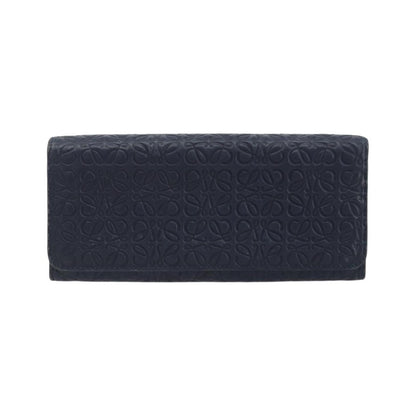 Loewe Anagram Leather, Navy, Leather, Wallet