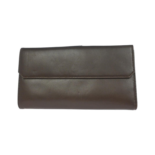 Loewe Anagram Leather, Brown, Leather, Wallet