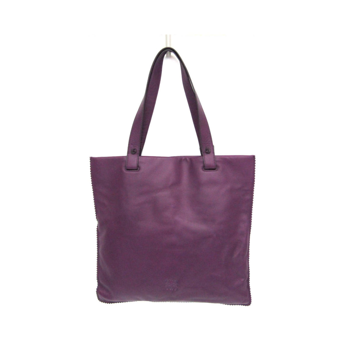 Loewe Anagram Leather, Purple, Leather, Tote Bag