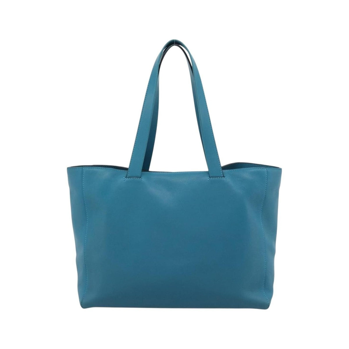 Loewe Anagram Leather, Blue, Leather, Tote Bag